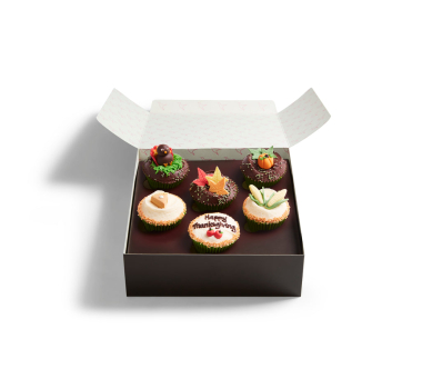 Vegan Thanksgiving Cupcake Selection Box