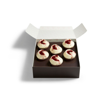 Small Made Without Gluten Red Velvet Selection Box