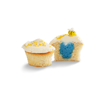 Blue Baby Bee Reveal Cupcake Selection Box