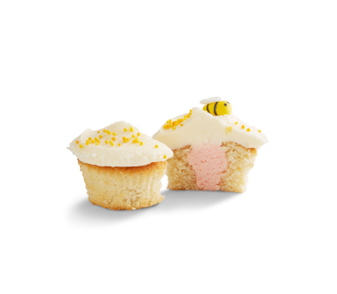 Pink Baby Bee Reveal Cupcake Selection Box