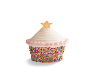 The Giant Vanilla Piñata Cupcake