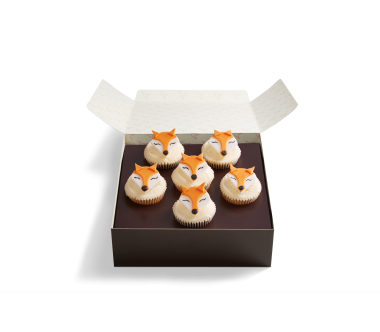 Fox Cupcake Selection Box