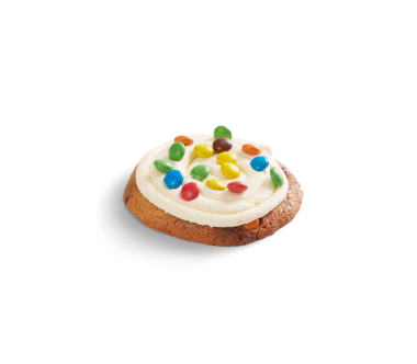 Frosted M&M Cookie