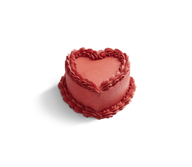 Ruby Heart Cake