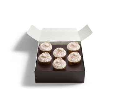 Rose Collection: Pink Cupcake Selection Box