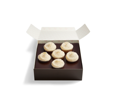 Rose Collection: White Cupcake Selection Box